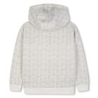 Boys Ivory Logo Hooded Top, 1, hi-res