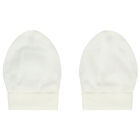Ivory Baby Hat & Mittens Set, 1, hi-res