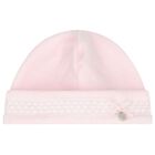 Baby Girls Pink Smocked Hat, 1, hi-res