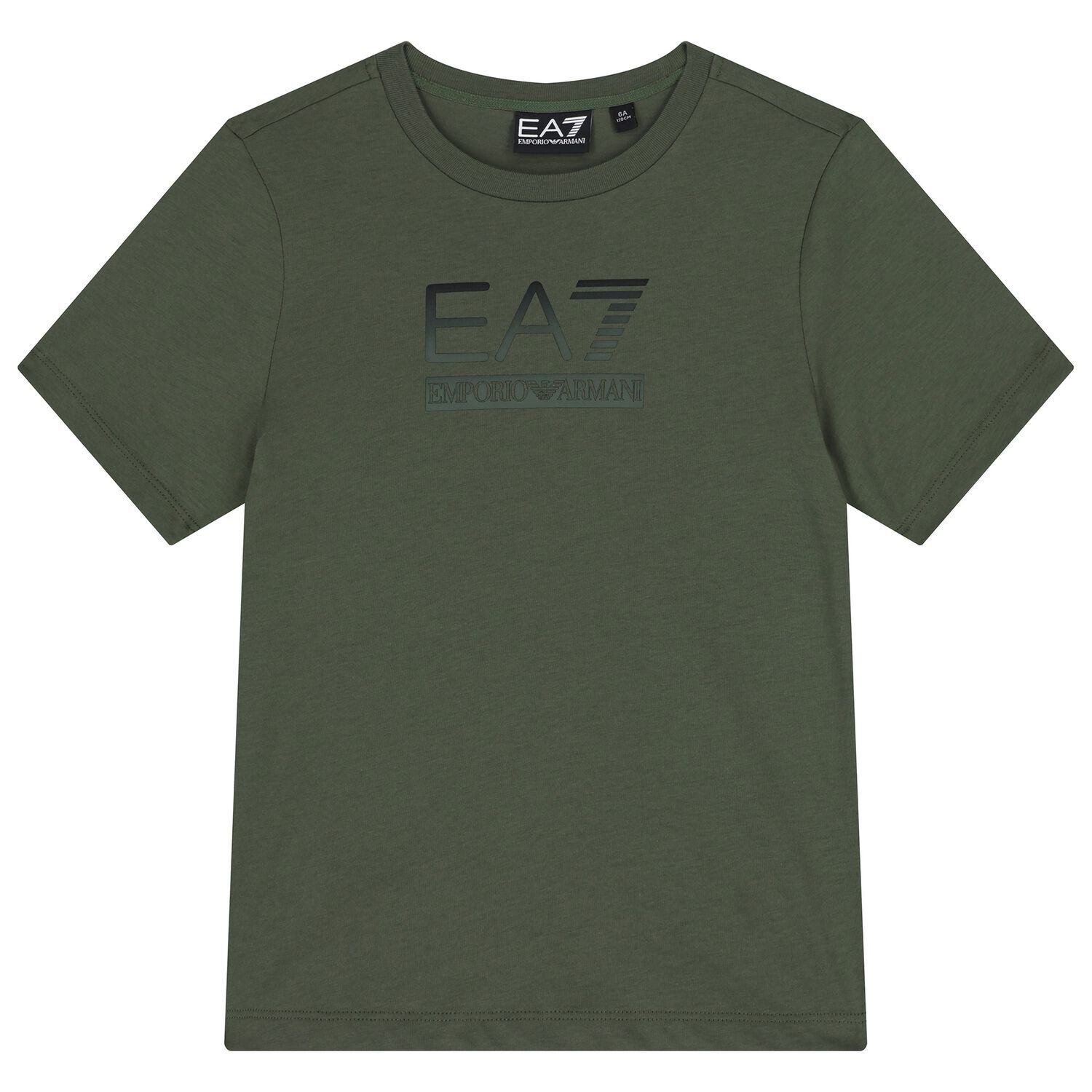 Boys Green Logo T-Shirt, 3, hi-res