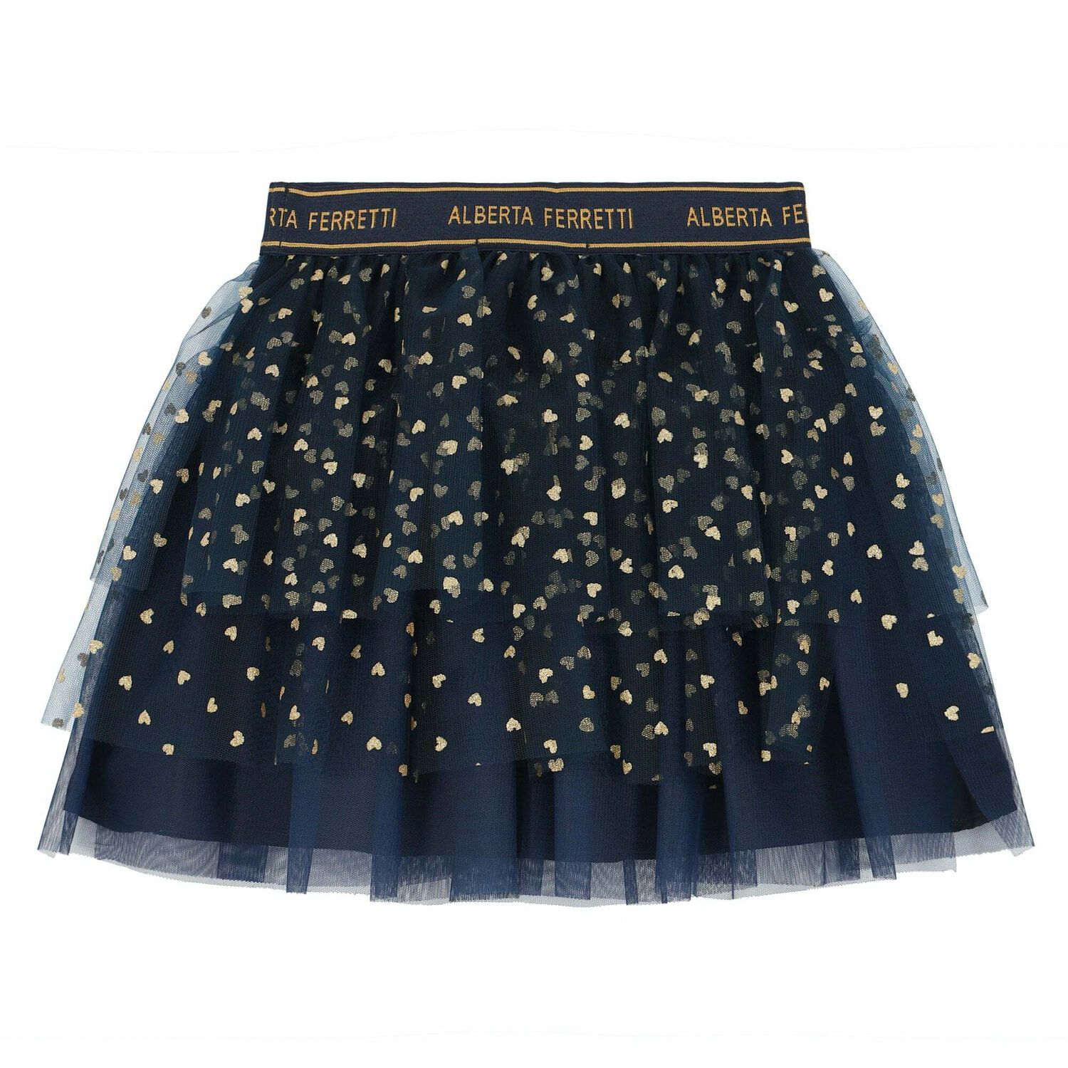 Girls Navy Tulle Skirt, 1, hi-res image number null