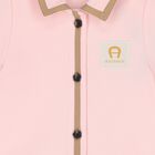 Girls Pink & Beige Polo Dress, 1, hi-res