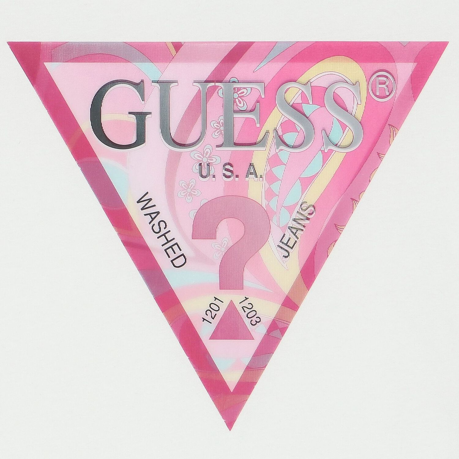 Girls White Logo T-Shirt, 1, hi-res