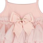 Girls Pink Tulle Ruffles Dress, 2, hi-res