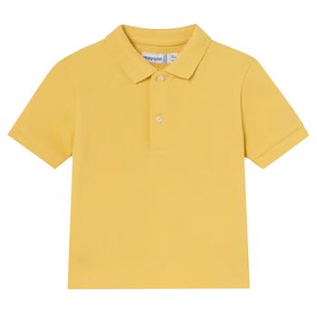 Younger Boys Yellow Polo Shirt