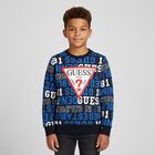 Boys Navy Blue Logo Sweatshirt, 3, hi-res