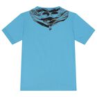 Boys Blue Logo T-Shirt, 3, hi-res
