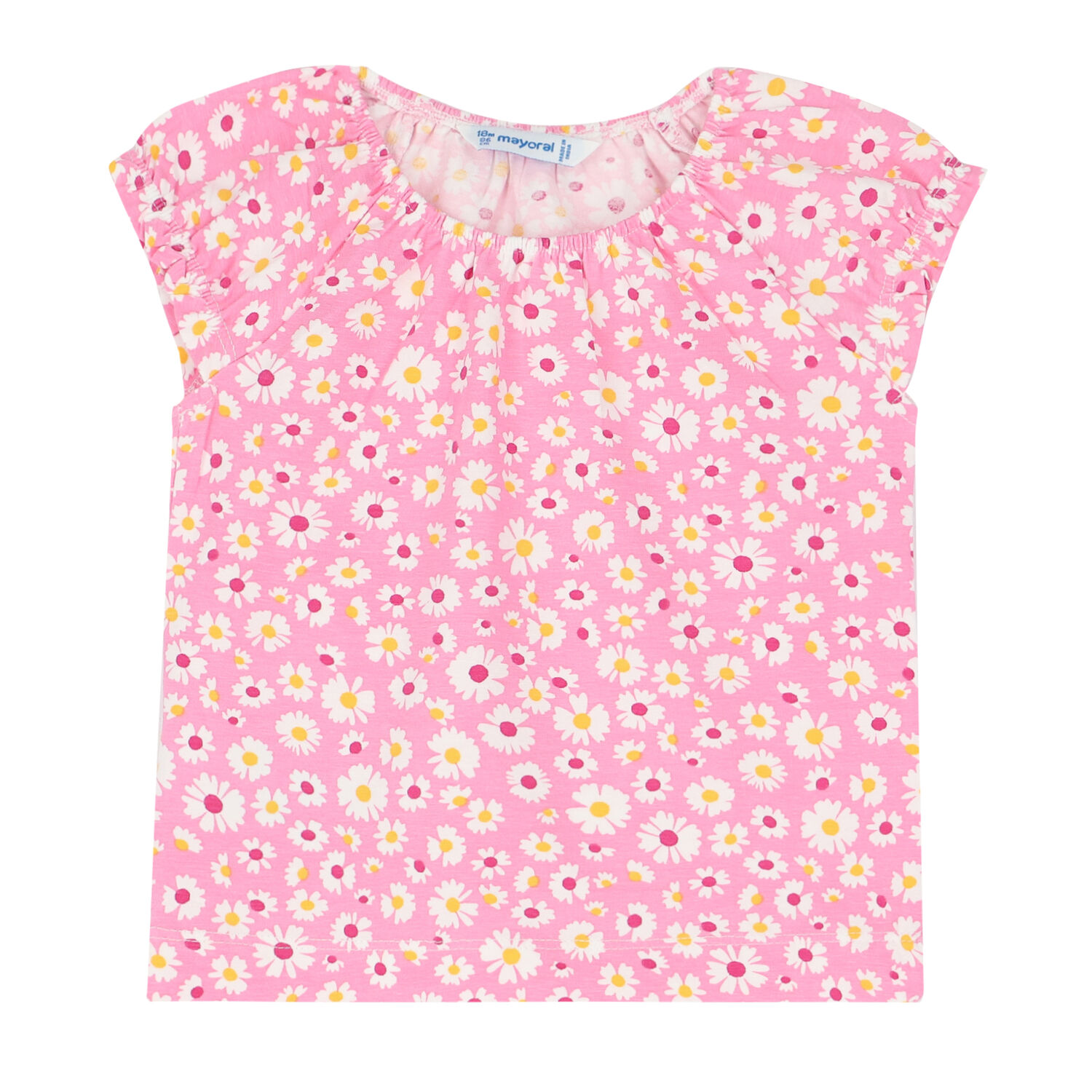 Younger Girls Pink & White Skirt Set, 1, hi-res