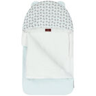 Baby Boys Blue & White Pima Cotton Logo Nest, 3, hi-res