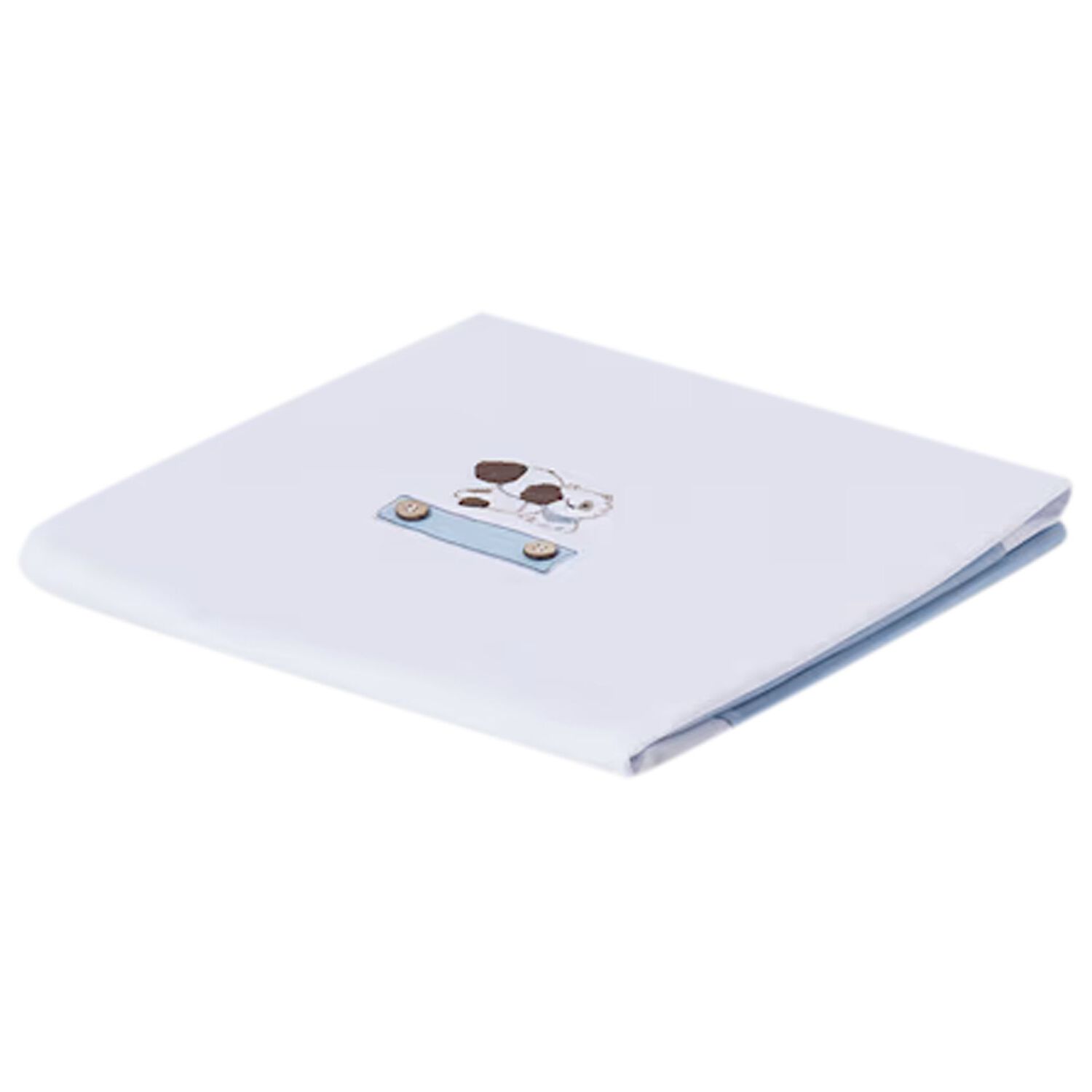 Baby Boys White & Blue Blanket, 2, hi-res