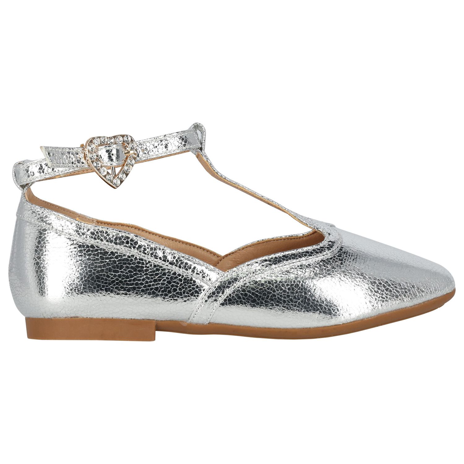 Girls Silver Shoes, 2, hi-res