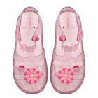Girls Pink Jelly Sandals, 1, hi-res