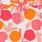 Girls Pink & Orange Fruits Shorts, 2, hi-res