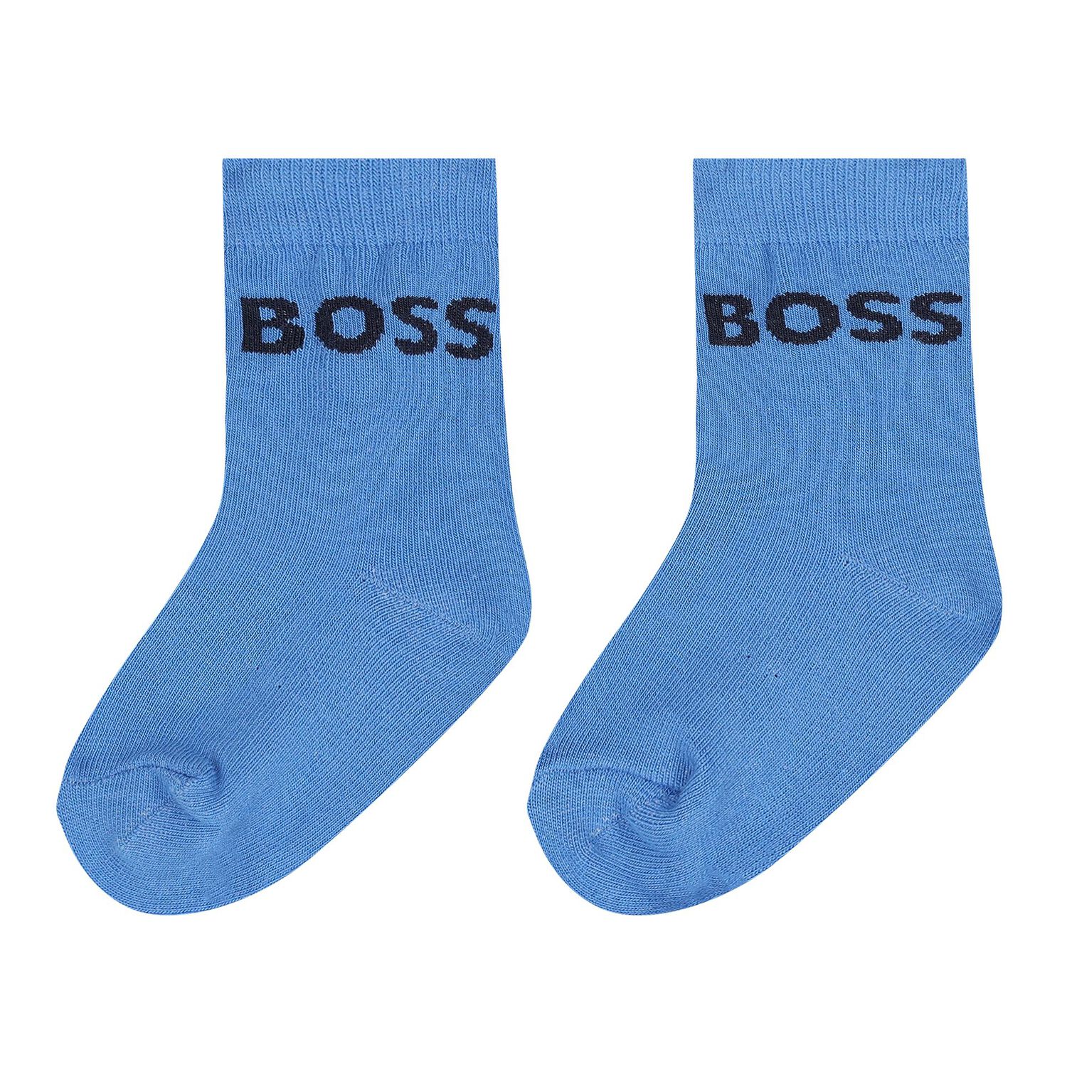 Baby Boys Multi-Colored Logo Socks ( 3-Pack ), 2, hi-res image number null