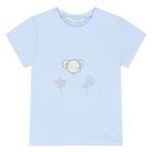 Baby Boys White & Blue Shorts Set ( 2-Pack ), 1, hi-res