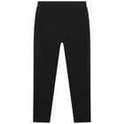 Boys Black Logo Joggers, 1, hi-res