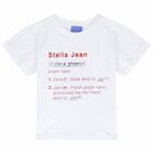 Girls White Printed T-Shirt, 1, hi-res