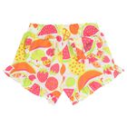 Girls Pink & White Logo Ruffled Shorts Set, 1, hi-res