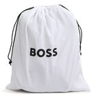 Boys Navy Blue Logo Backpack ( 27cm ), 1, hi-res