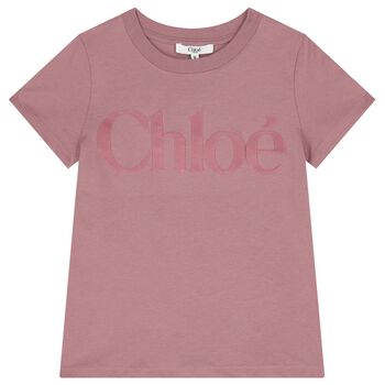 Girls Pink Logo T-Shirt