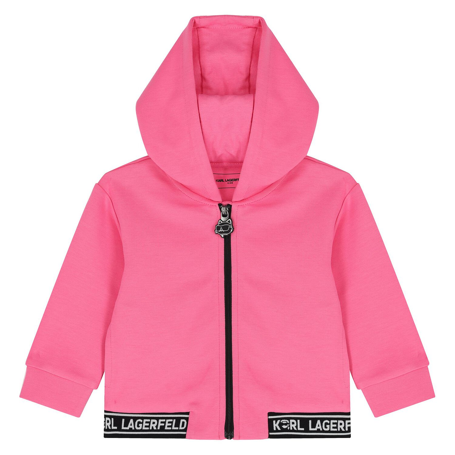 Younger Girls Pink & White Logo 3-Piece Tracksuit, 1, hi-res
