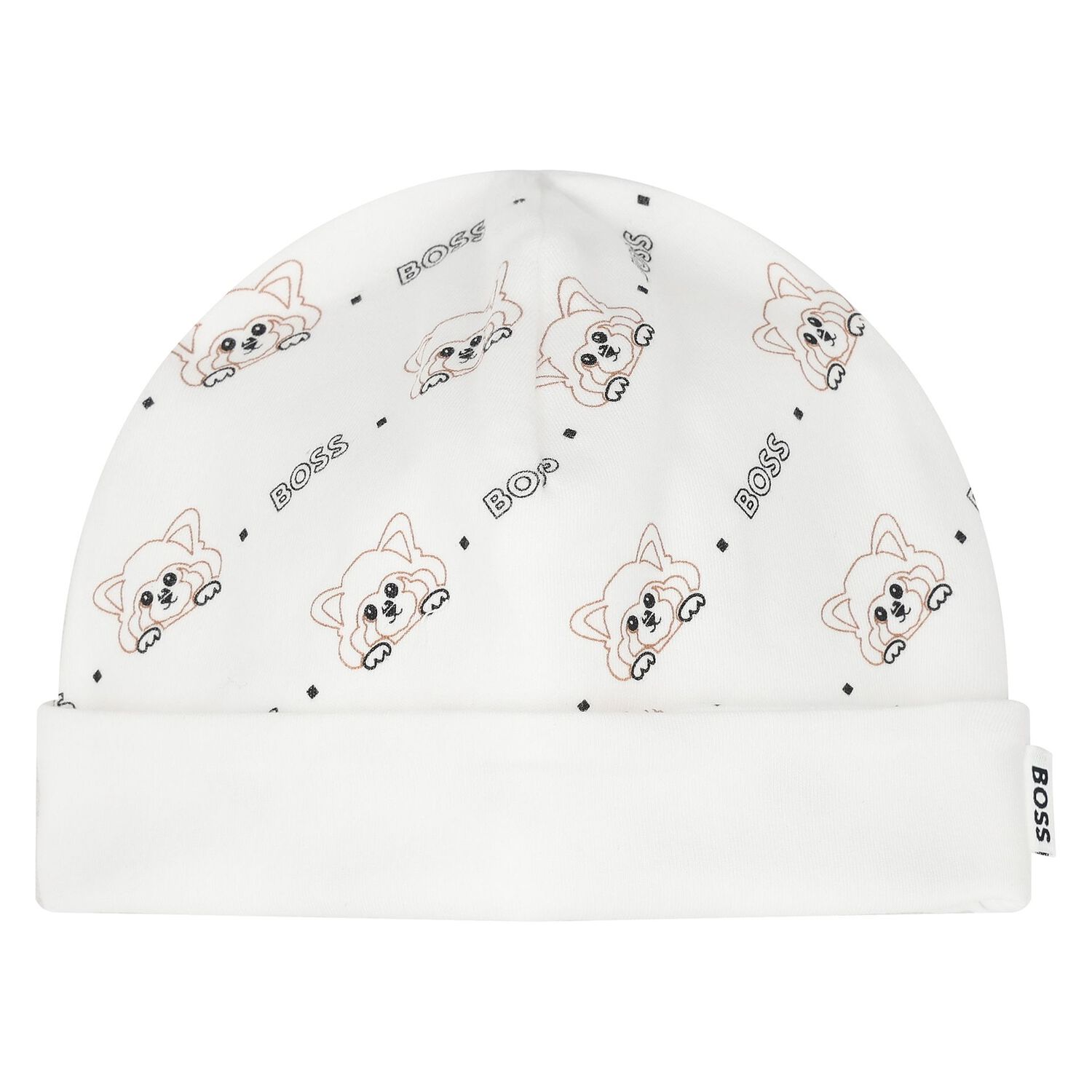 White Red Panda Logo Baby Bodysuit Gift Set, 1, hi-res