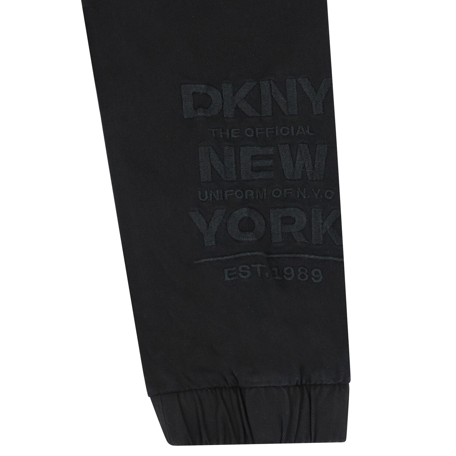 Boys Black Logo Cargo Trousers, 1, hi-res image number null