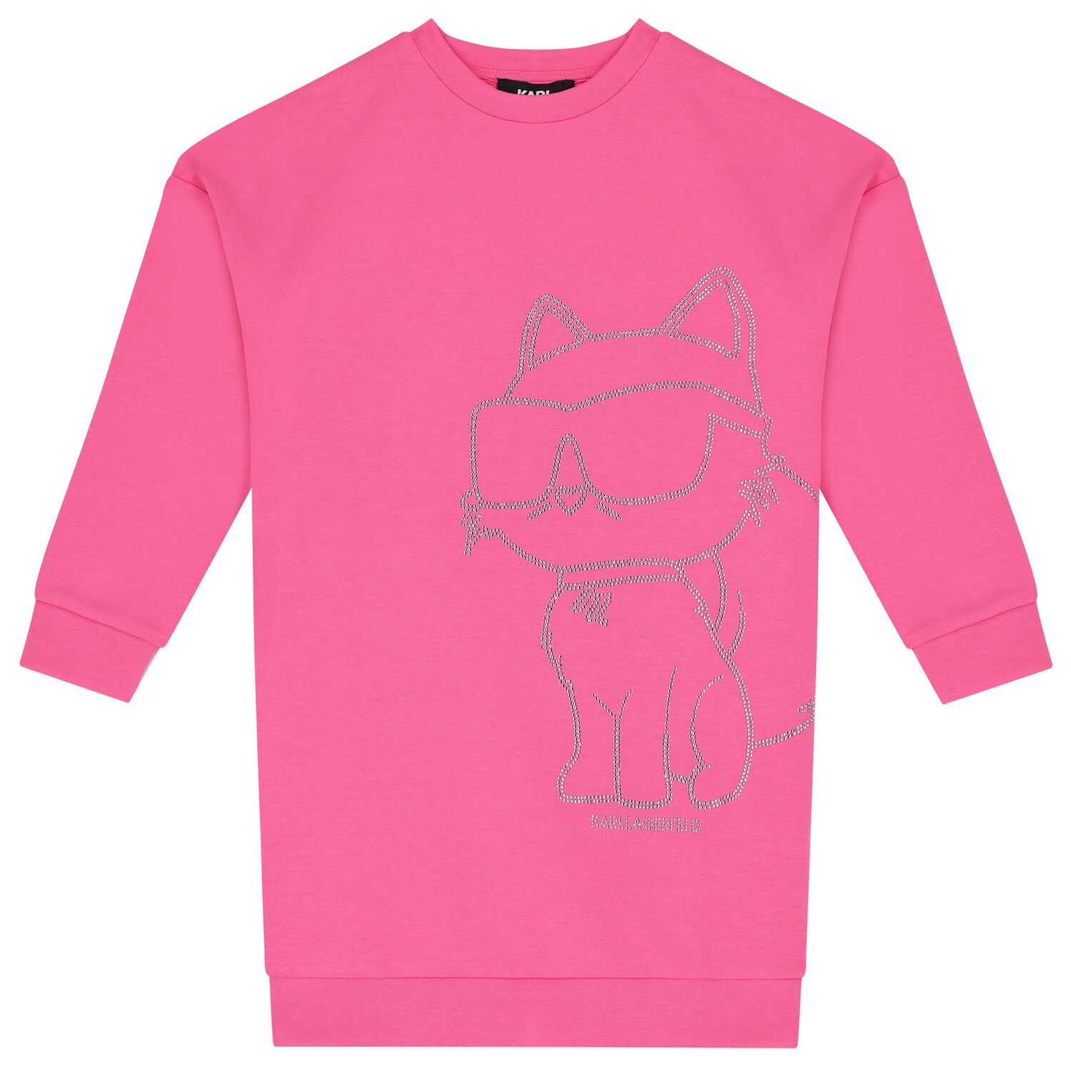 Girls Pink Choupette Dress, 1, hi-res image number null