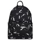 Black Logo Backpack, 1, hi-res