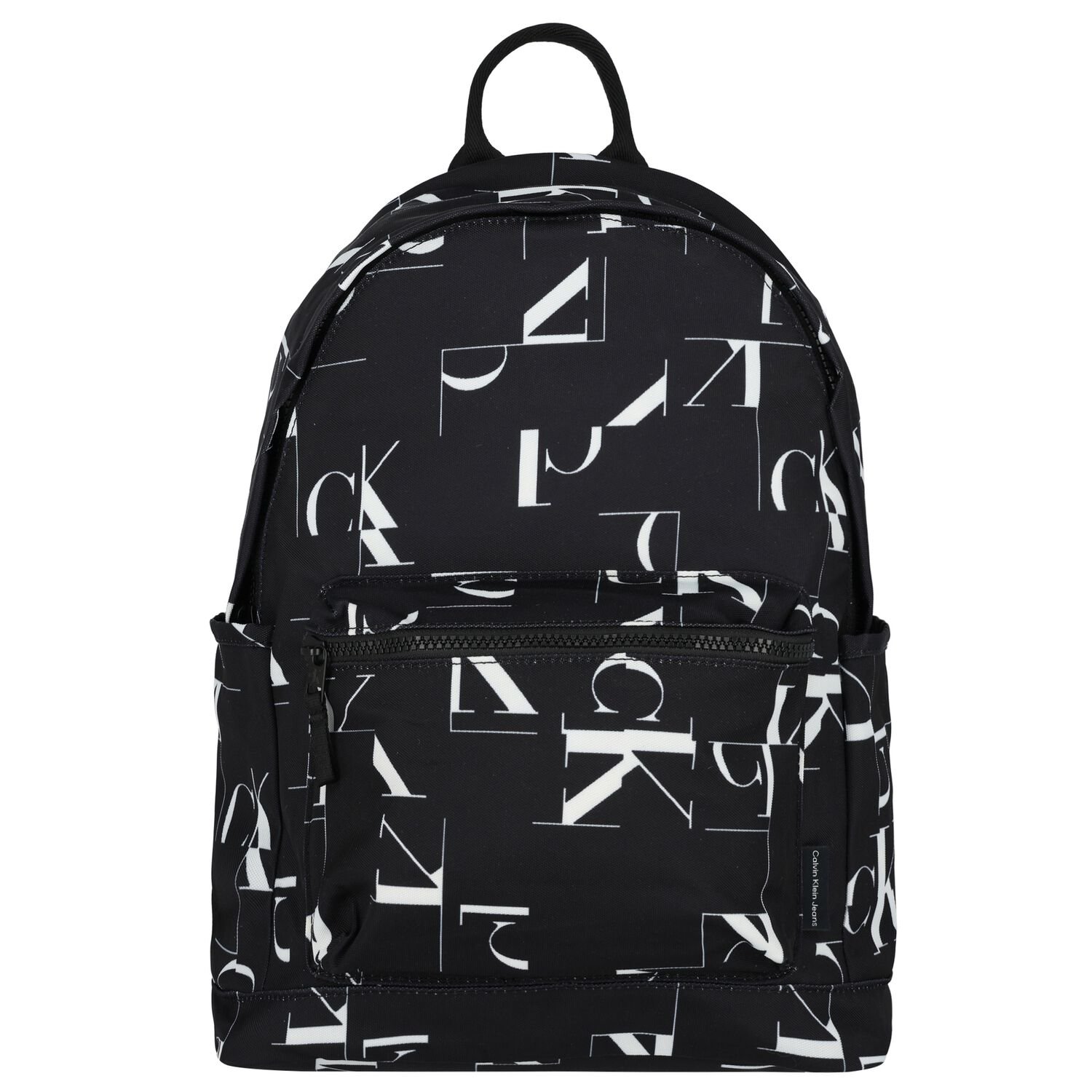 Black Logo Backpack, 1, hi-res