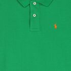 Boys Green Logo Polo Shirt, 2, hi-res