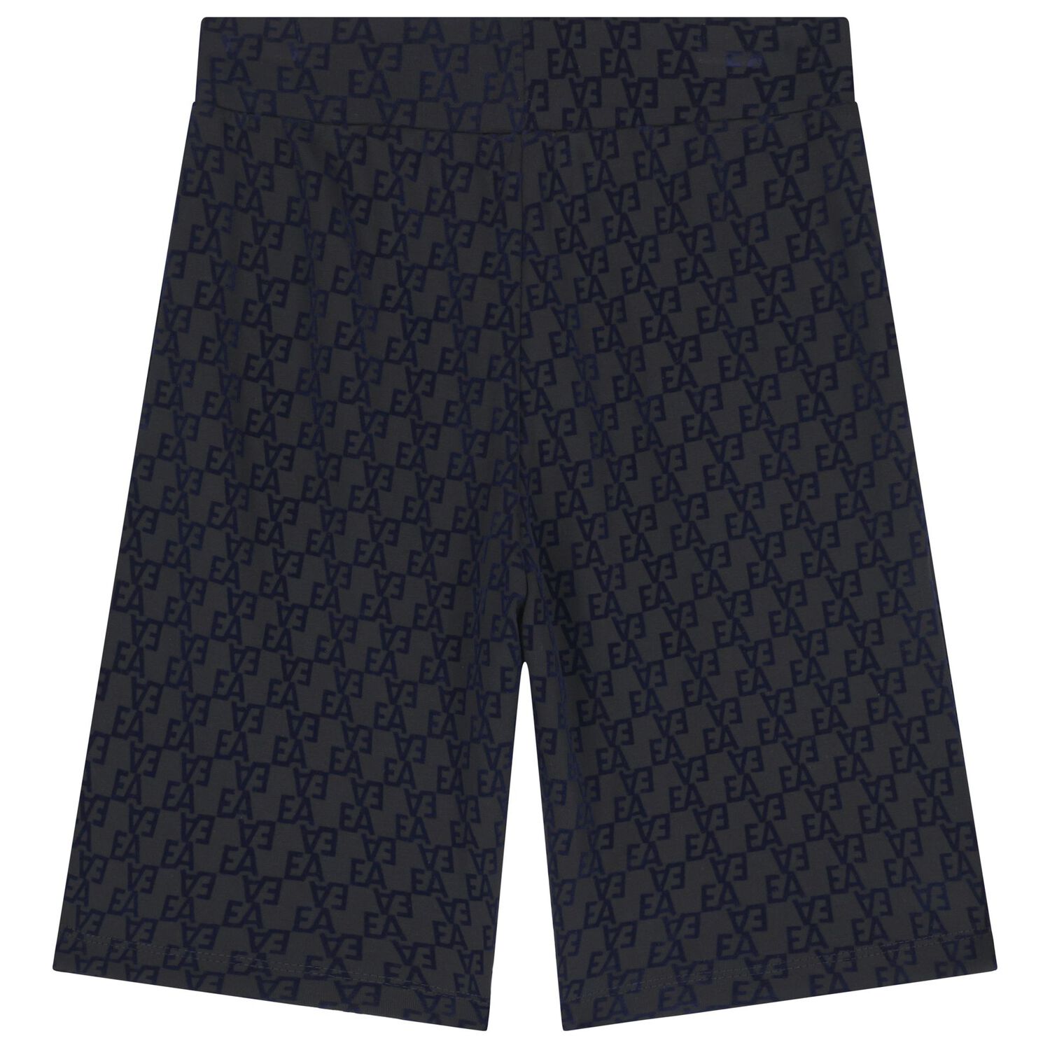 Boys Black & Navy Blue Logo Shorts, 1, hi-res