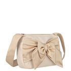 Girls Gold Bow Handbag, 1, hi-res