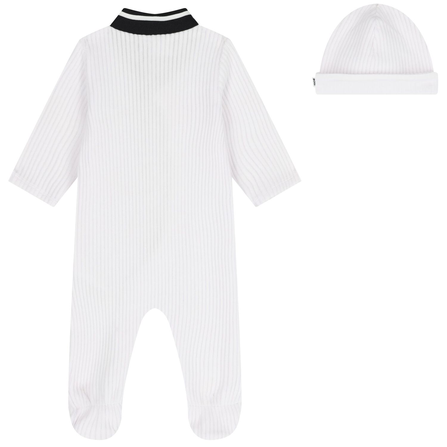 White Logo Babygrow Gift Set, 1, hi-res