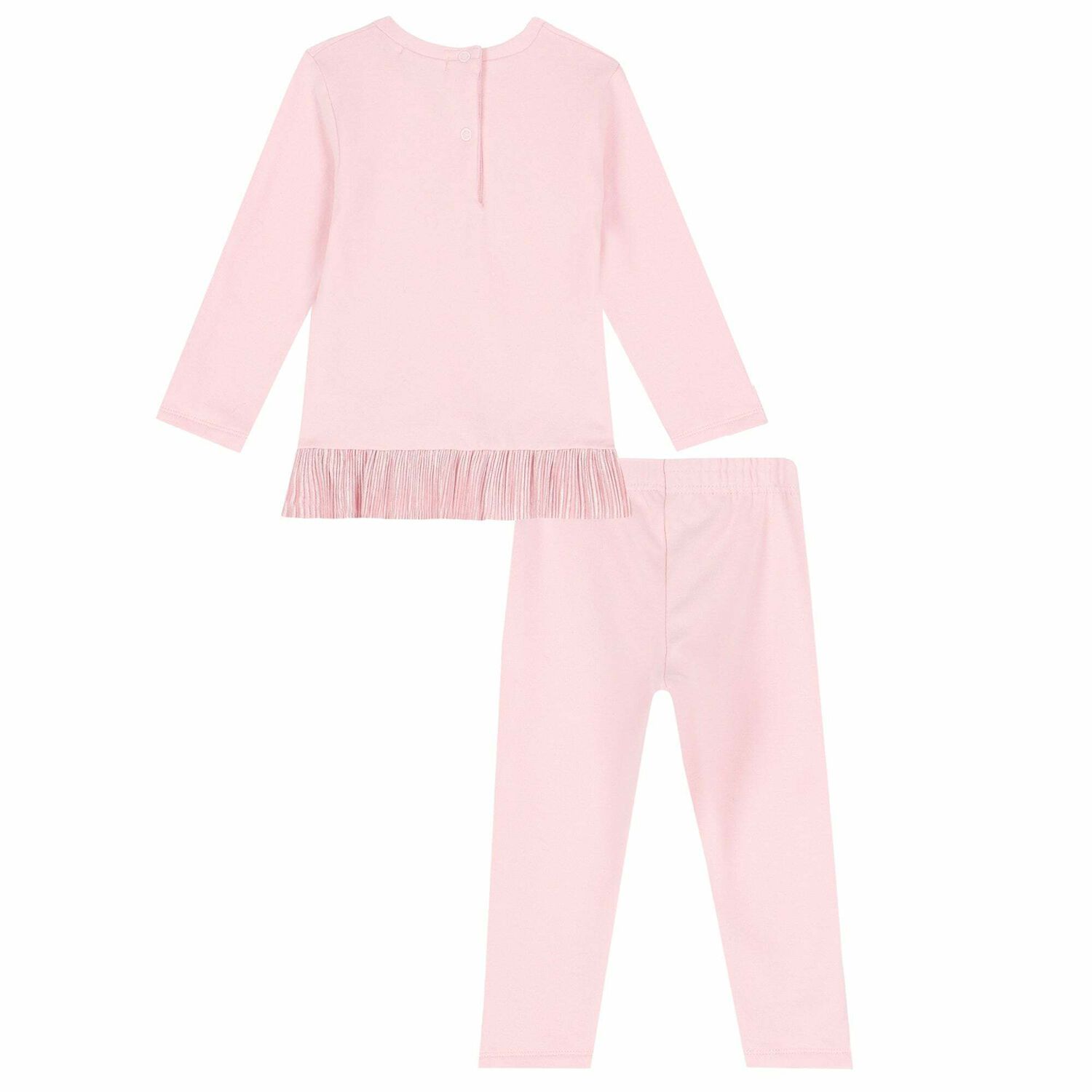 Younger Girls Pink Top & Leggings Set, 1, hi-res image number null