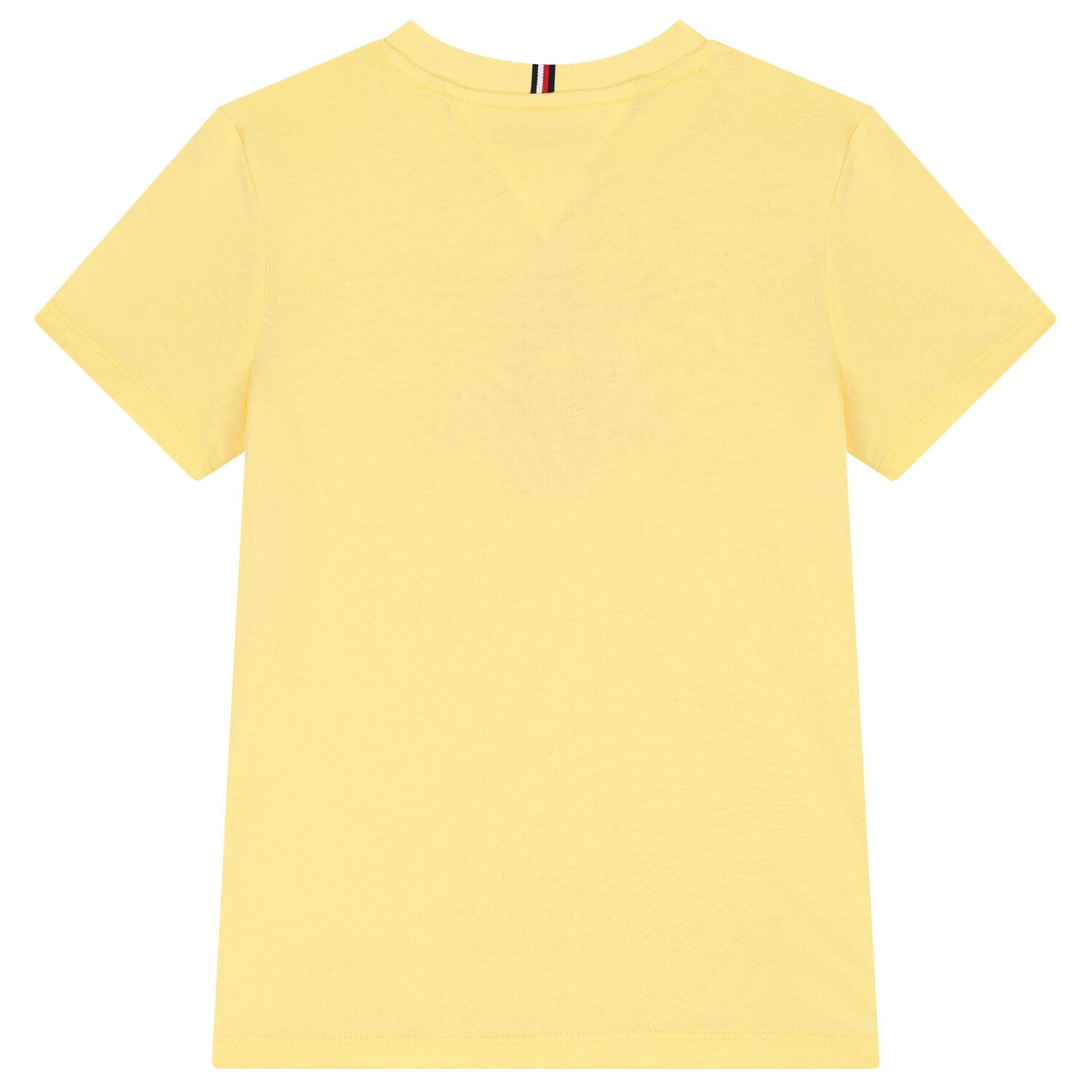 Boys Yellow Flag Logo Cotton T-Shirt, 5, hi-res