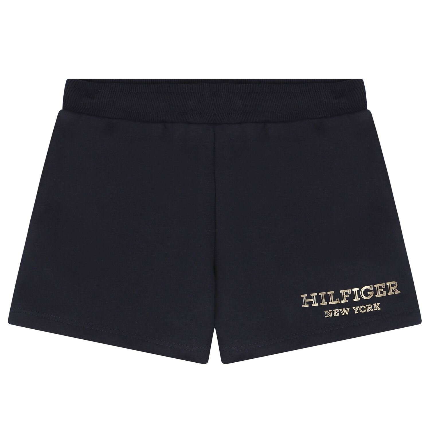 Girls Navy Blue Logo Shorts, 1, hi-res image number null