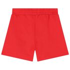 Boys Red Logo Shorts, 1, hi-res