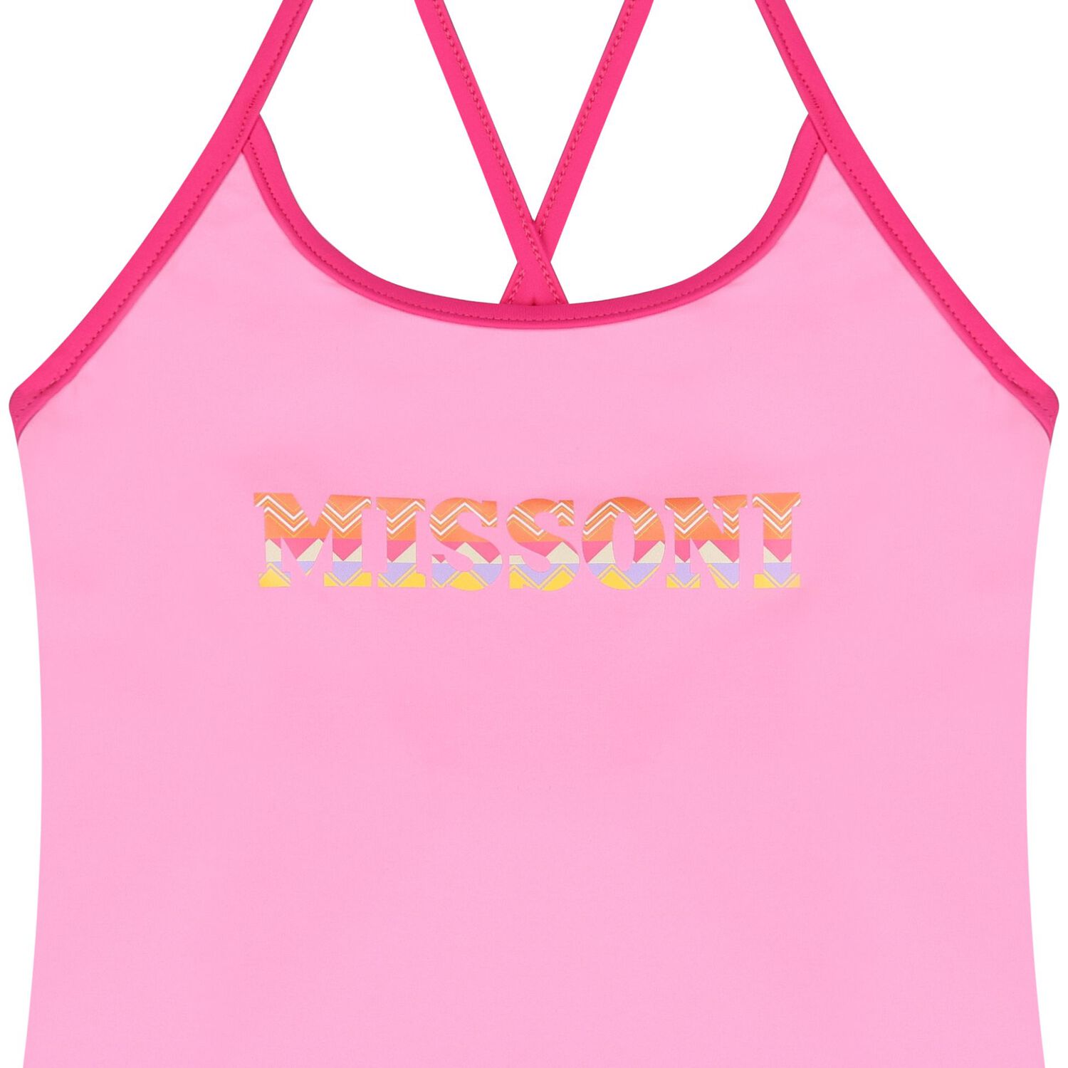 Girls Pink Logo Swimsuit, 1, hi-res image number null