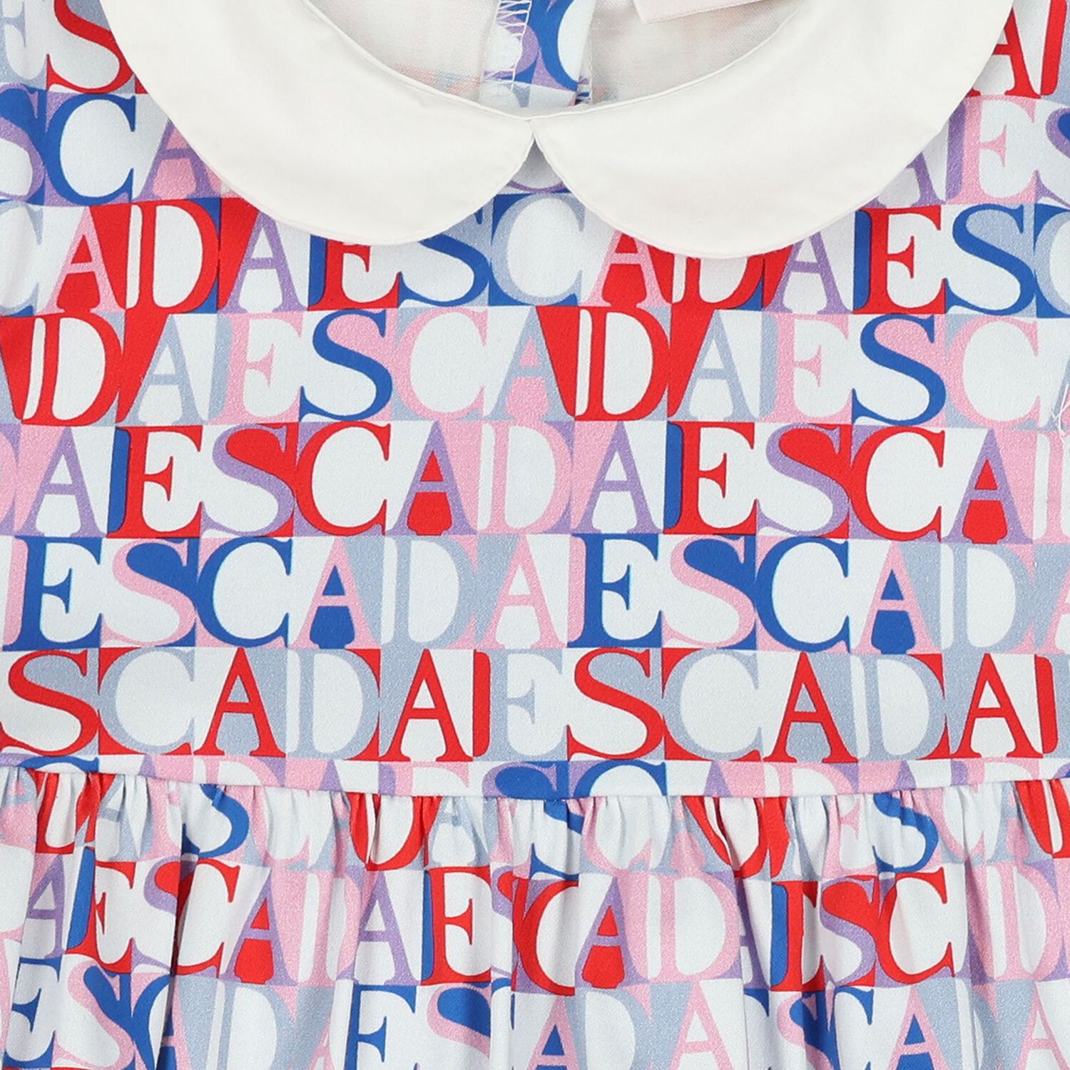 Younger Girls Multi-Coloured Logo Dress, 1, hi-res