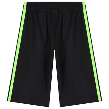 Black Trefoil Logo Shorts
