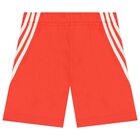 Ivory & Red Mickey Mouse Logo Shorts Set, 2, hi-res