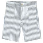 Boys Blue & Ivory Shorts Set, 1, hi-res