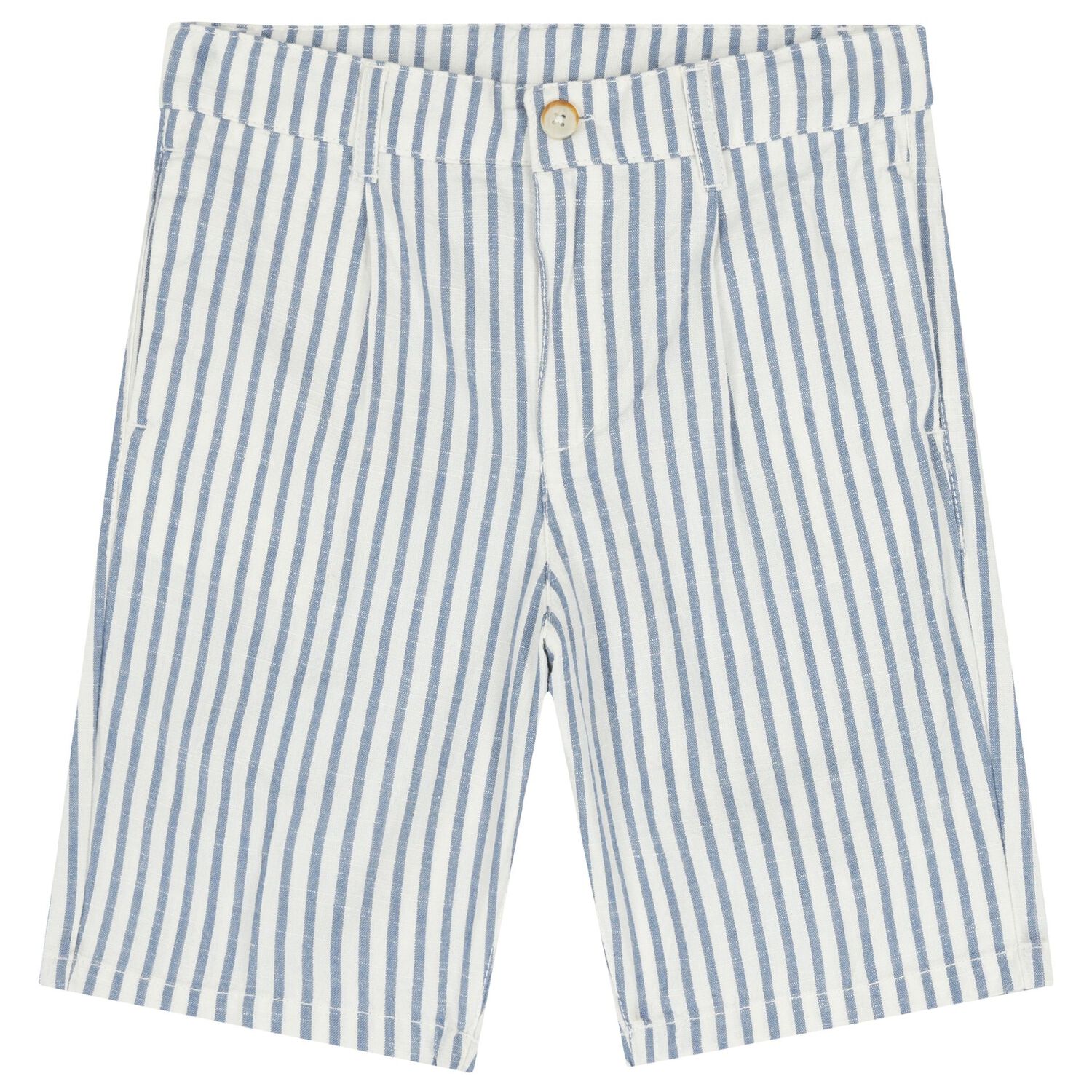 Boys Blue & Ivory Shorts Set, 1, hi-res