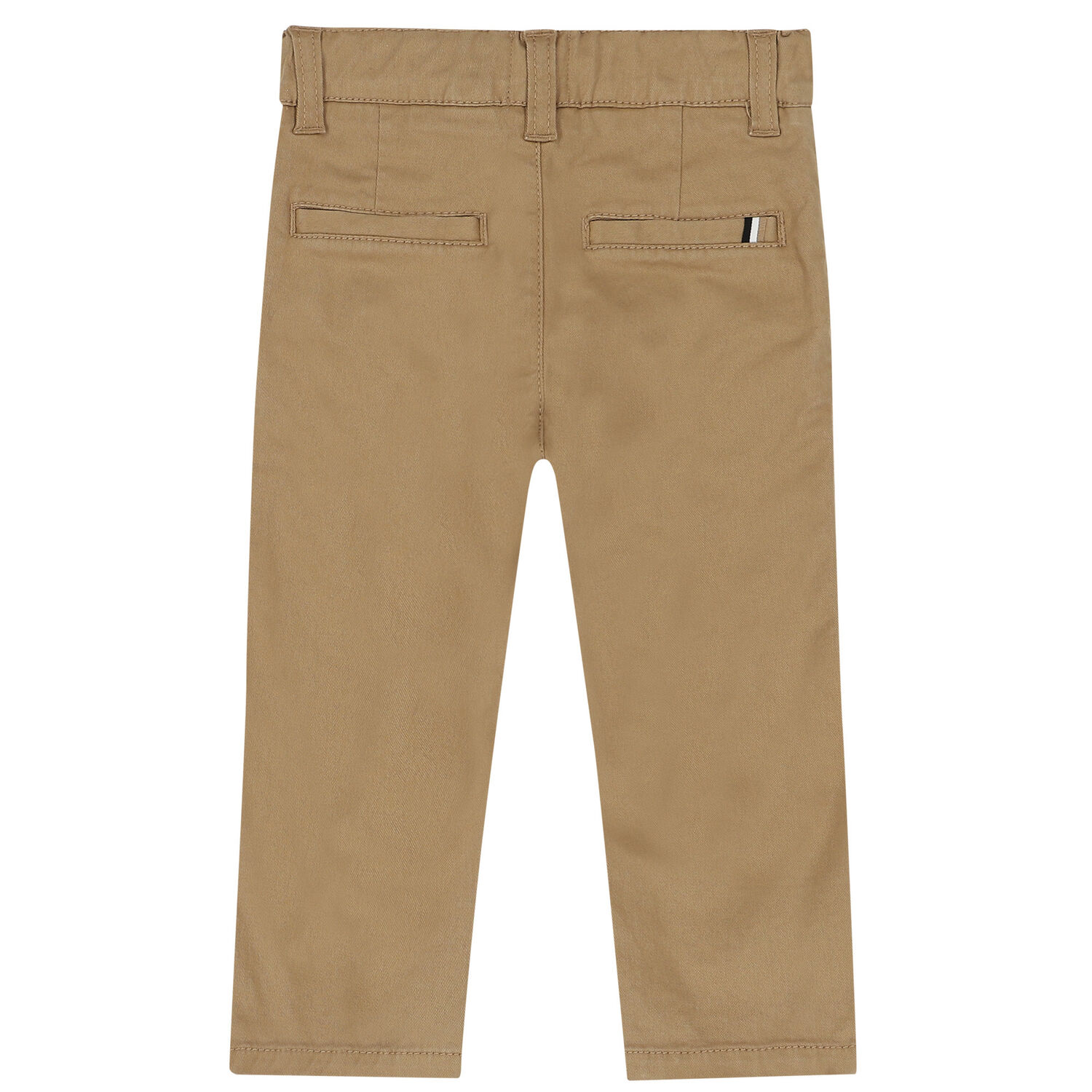 Younger Boys Beige Chino Trousers, 1, hi-res