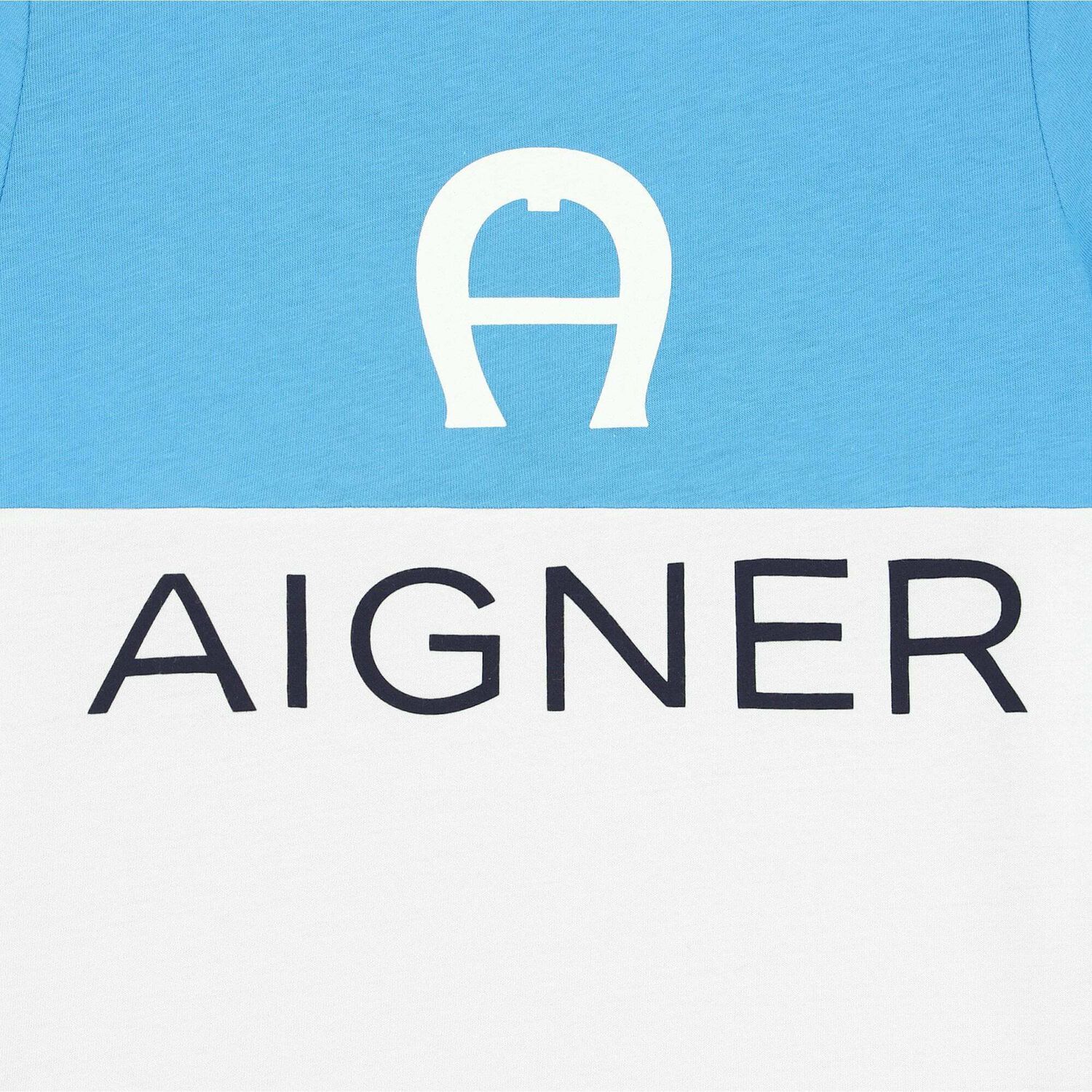 Boys Blue & White Logo T-Shirt, 3, hi-res