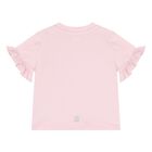 Younger Girls Pink Logo T-Shirt, 2, hi-res