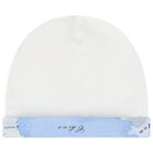Baby Boys Ivory & Blue Geo Map Babygrow Gift Set, 1, hi-res