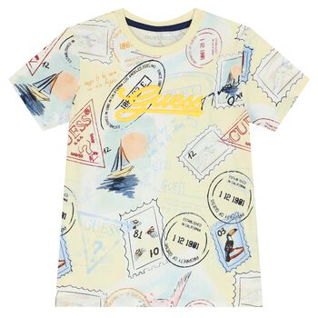 Boys Yellow Logo T-Shirt