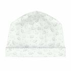 Elephant Print Baby Hat, 1, hi-res
